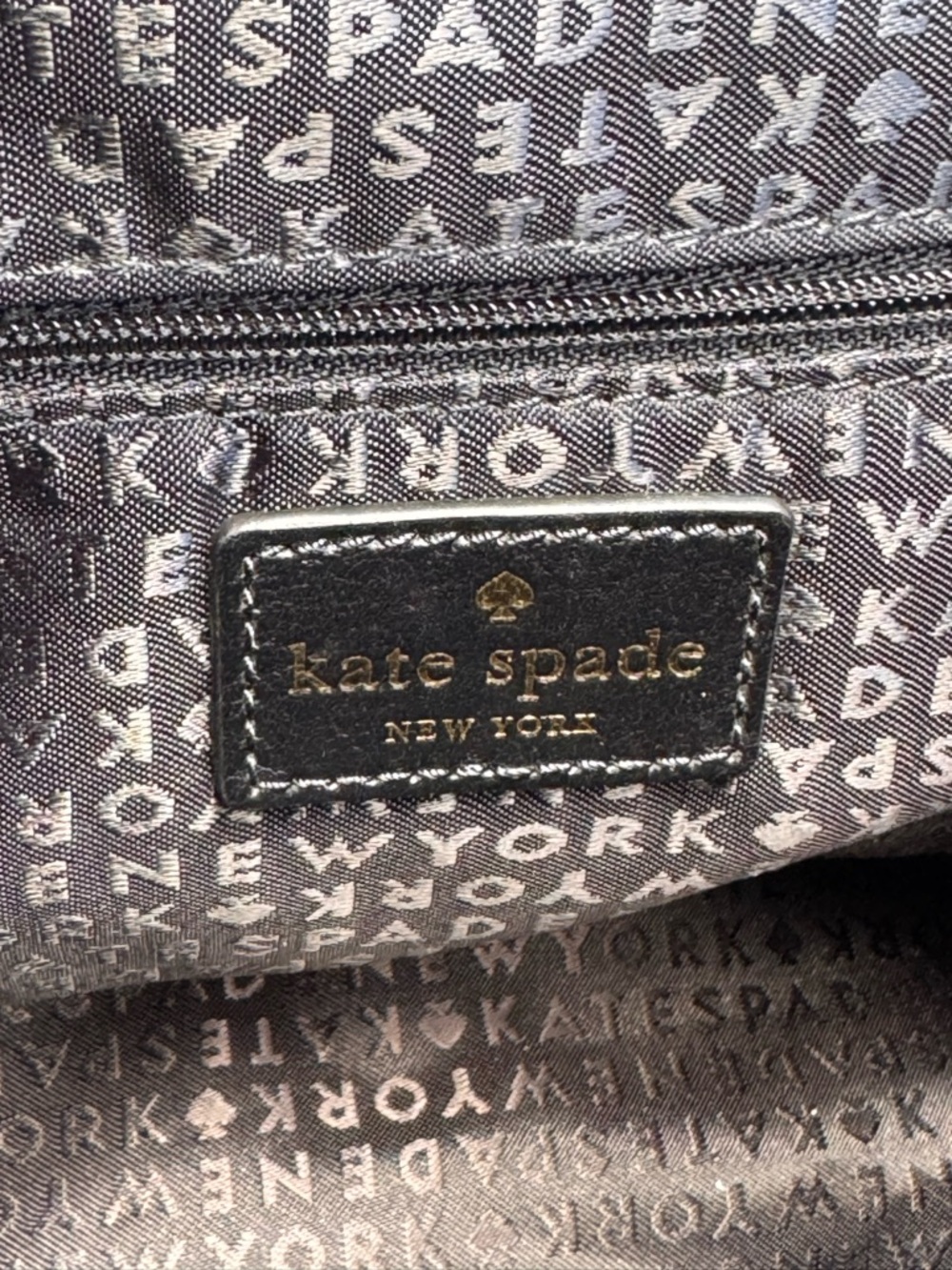 Kate Spade Black Leather Envelope Crossbody Bag with‎ Gold Bar - Picture 12 of 16